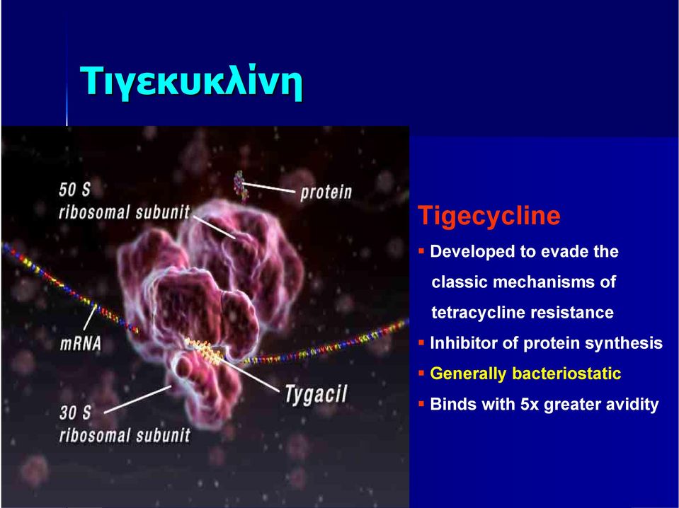 resistance Inhibitor of protein synthesis