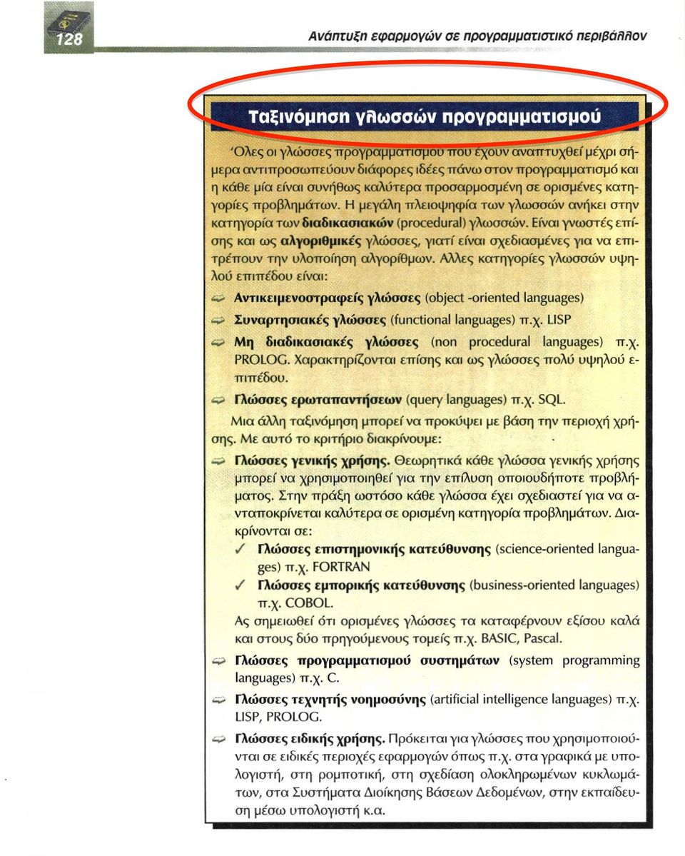 Είναι γνωστές επίσης και ως αλγοριθμικές γλώσσες, γιατί είναι σχεδιασμένες για να επιτρέπουν την υλοποίηση αλγορίθμων.