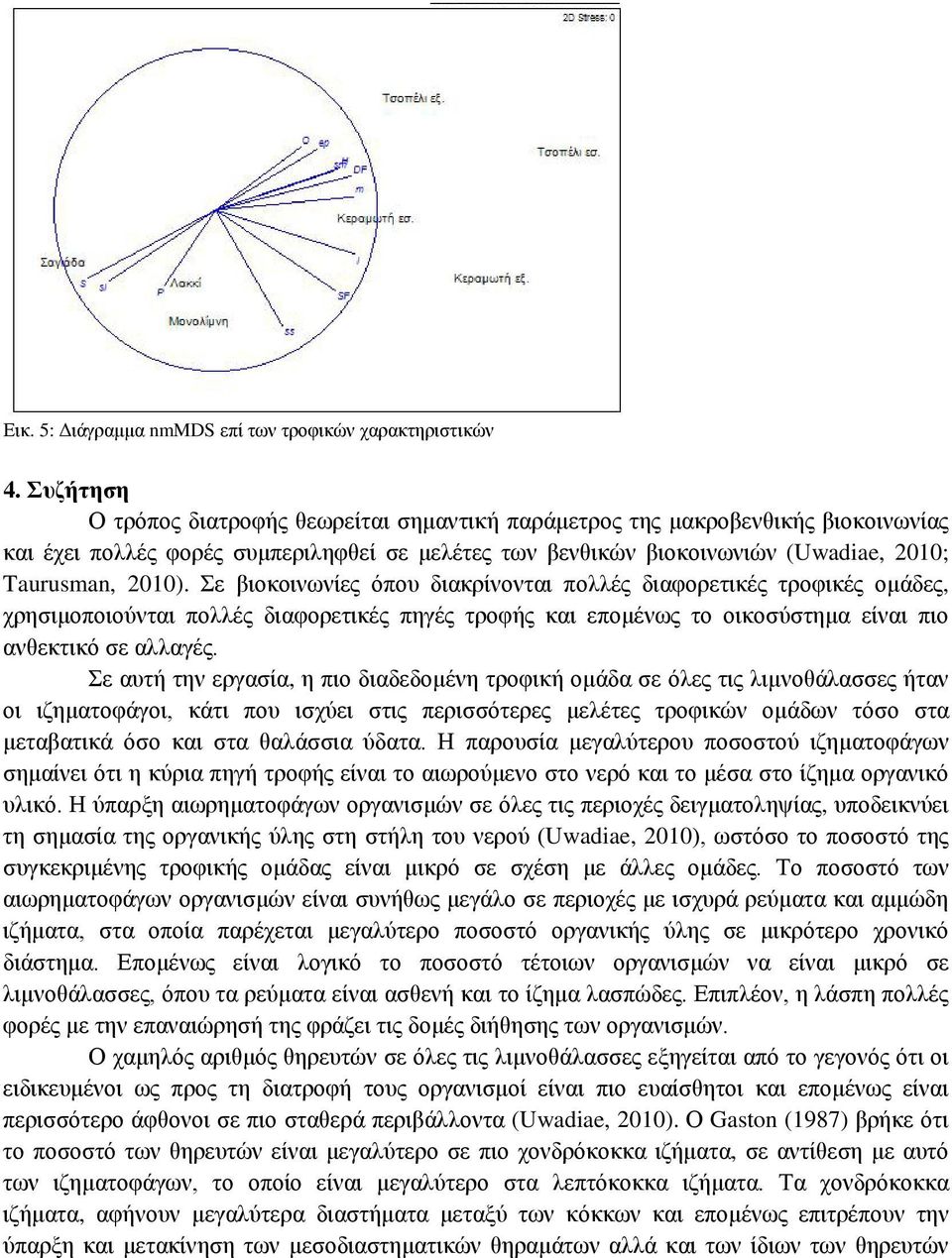 Σε βιοκοινωνίες όπου διακρίνονται πολλές διαφορετικές τροφικές ομάδες, χρησιμοποιούνται πολλές διαφορετικές πηγές τροφής και επομένως το οικοσύστημα είναι πιο ανθεκτικό σε αλλαγές.