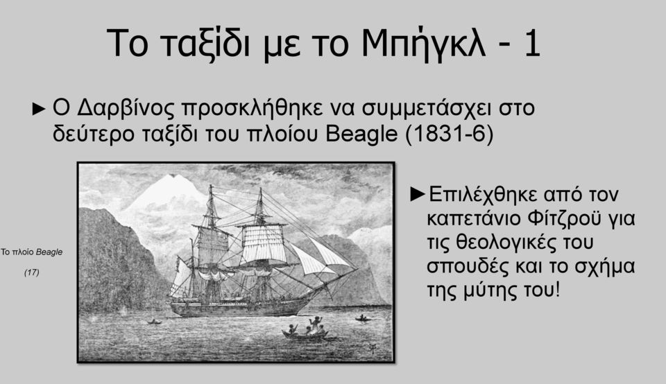 (1831-6) Το πλοίο Beagle (17) Επιλέχθηκε από τον