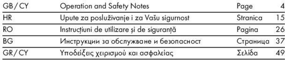 utilizare şi de siguranţă Pagina 26 BG Инструкции за обслужване