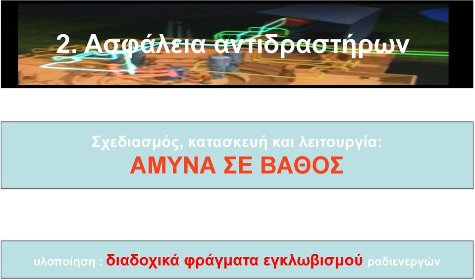 λειτουργία: ΑΜΥΝΑ ΣΕ ΒΑΘΟΣ