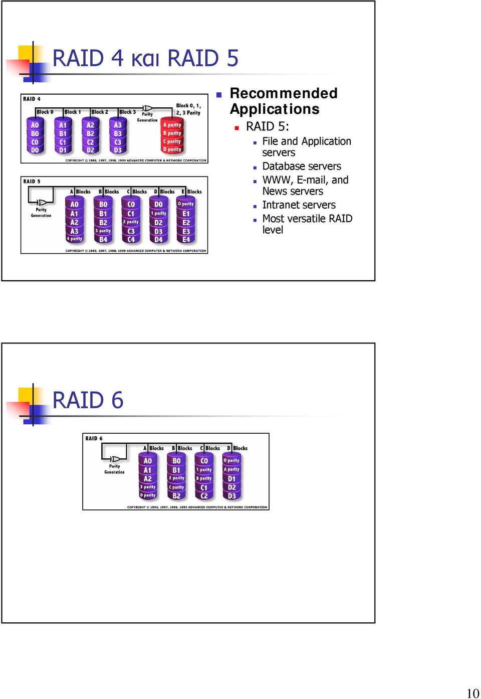 Database servers WWW, E-mail, and News