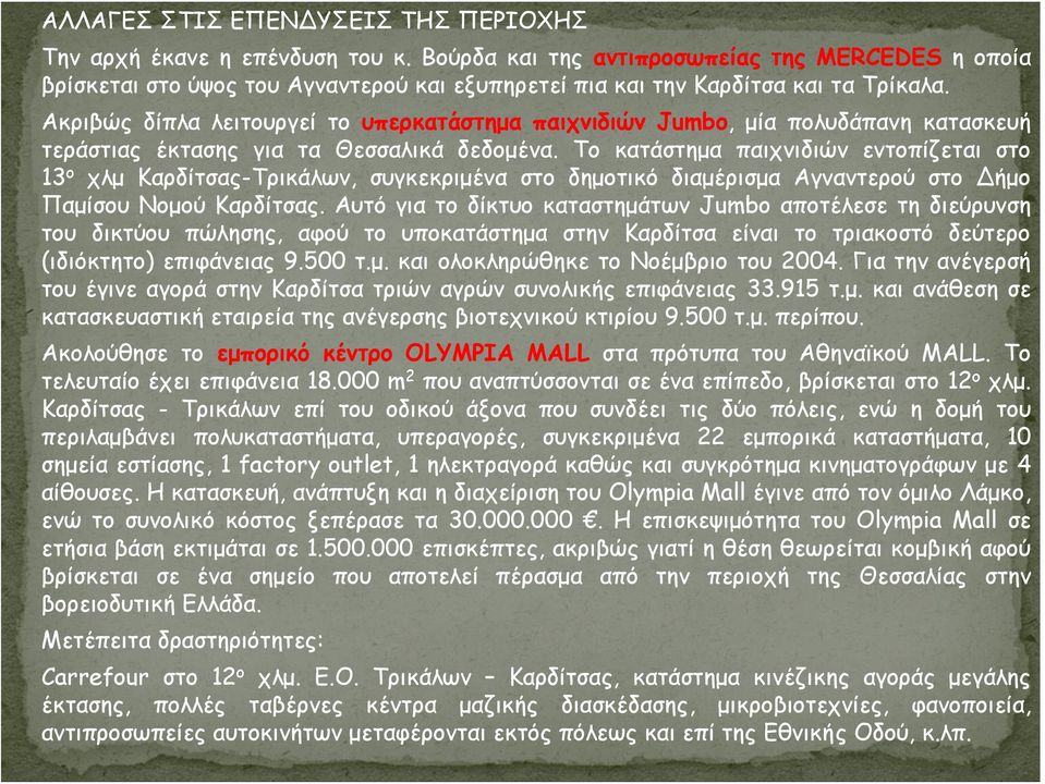 Το κατάστημα παιχνιδιών εντοπίζεται στο 13 ο χλμ Καρδίτσας-Τρικάλων, συγκεκριμένα στο δημοτικό διαμέρισμα Αγναντερού στο ήμο Παμίσου Νομού Καρδίτσας.