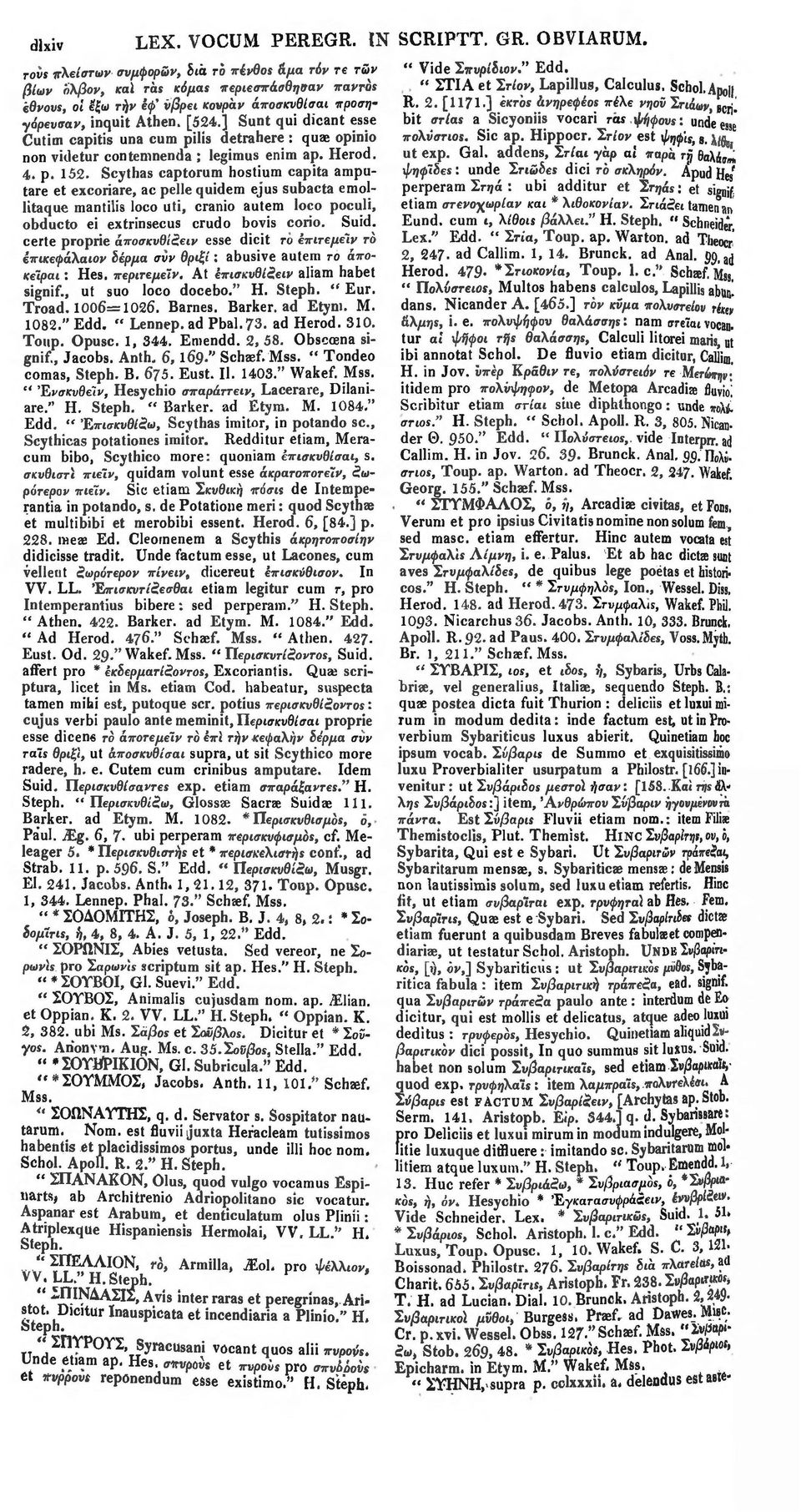 /, g Cr j. γόρευσαν, inquit Athen. [524.] Sunt qui dicant esse bit στιας a Sicyoniis vocari r as.ψήφους: unde esse Cutim capitis una cum pilis detrahere : quae opinio πολϋστιοε. Sic ap. Hippocr.