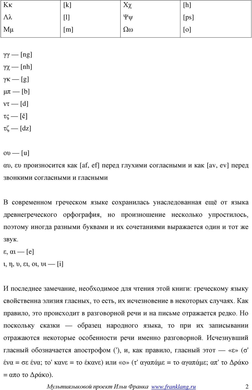 сочетаниями выражается один и тот же звук.