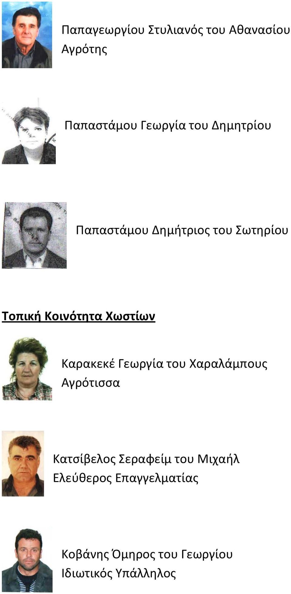 Καρακεκζ Γεωργία του Χαραλάμπουσ Αγρότιςςα Κατςίβελοσ εραφείμ του