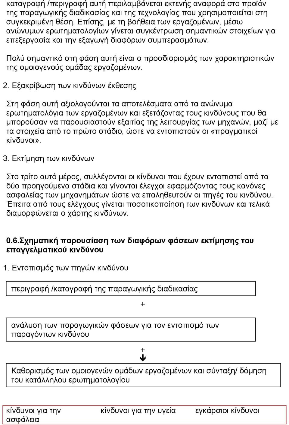 Πολύ σηµαντικό στη φάση αυτή είναι ο προσδιορισµός των χαρακτηριστικών της οµοιογενούς οµάδας εργαζοµένων. 2.