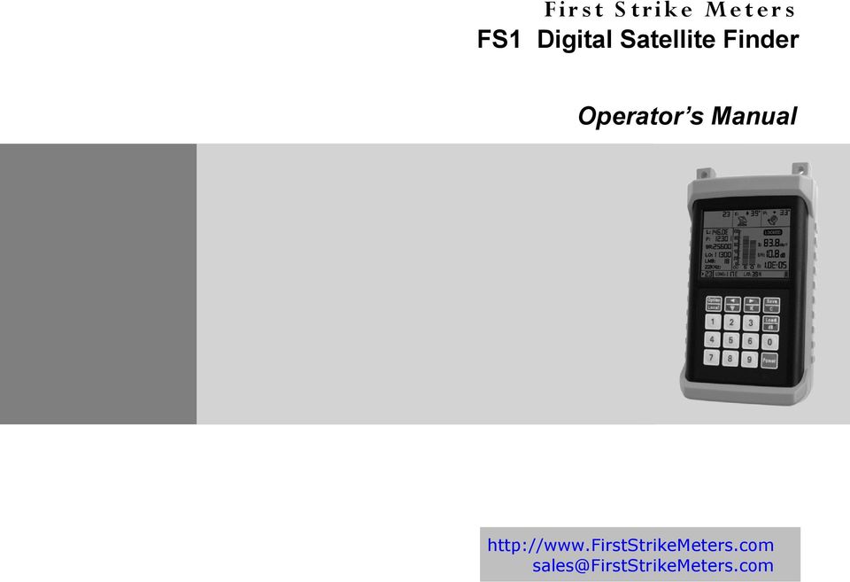 Manual Model: FS1 http://www.