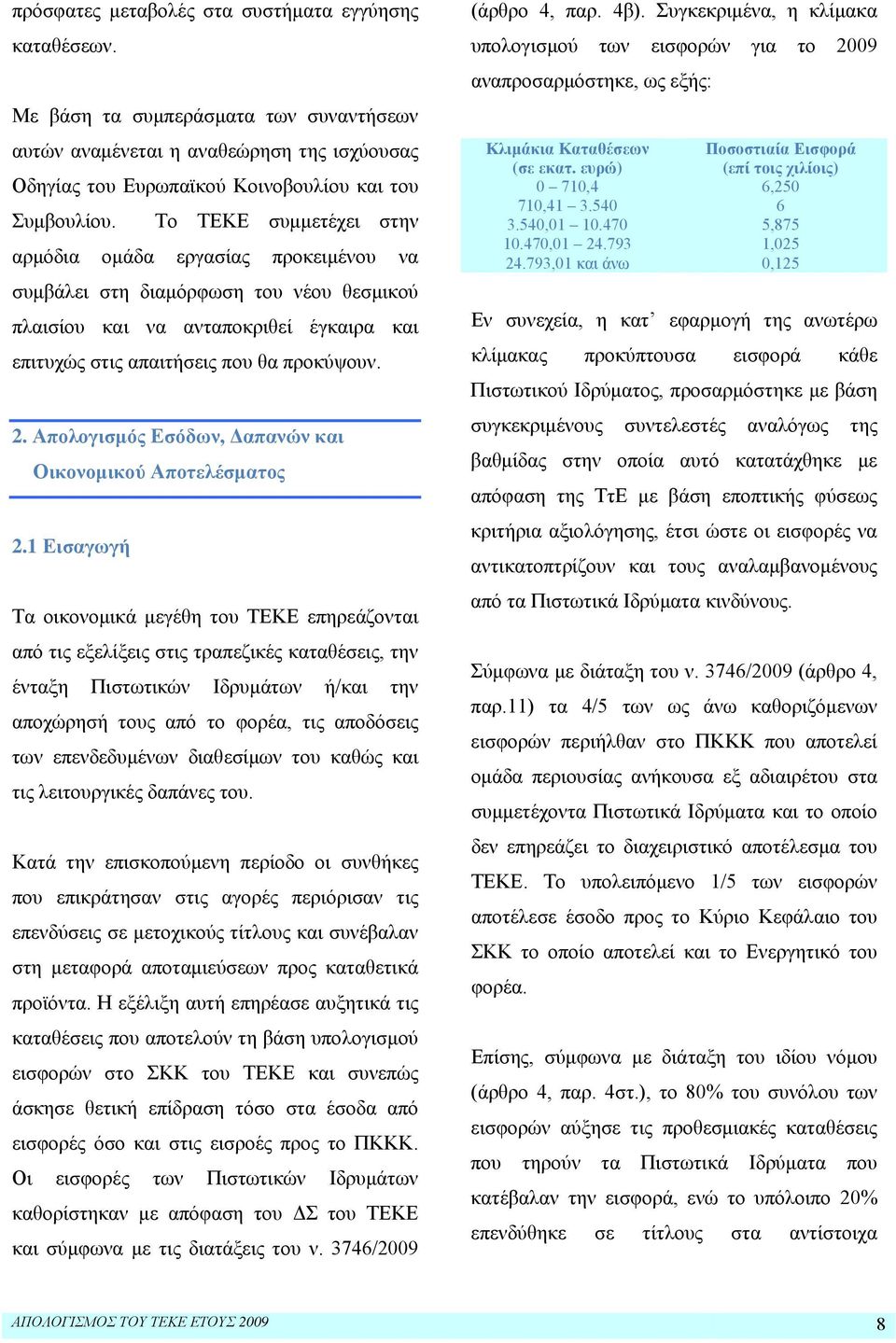 Απολογισμός Εσόδων, Δαπανών και Οικονομικού Αποτελέσματος 2.