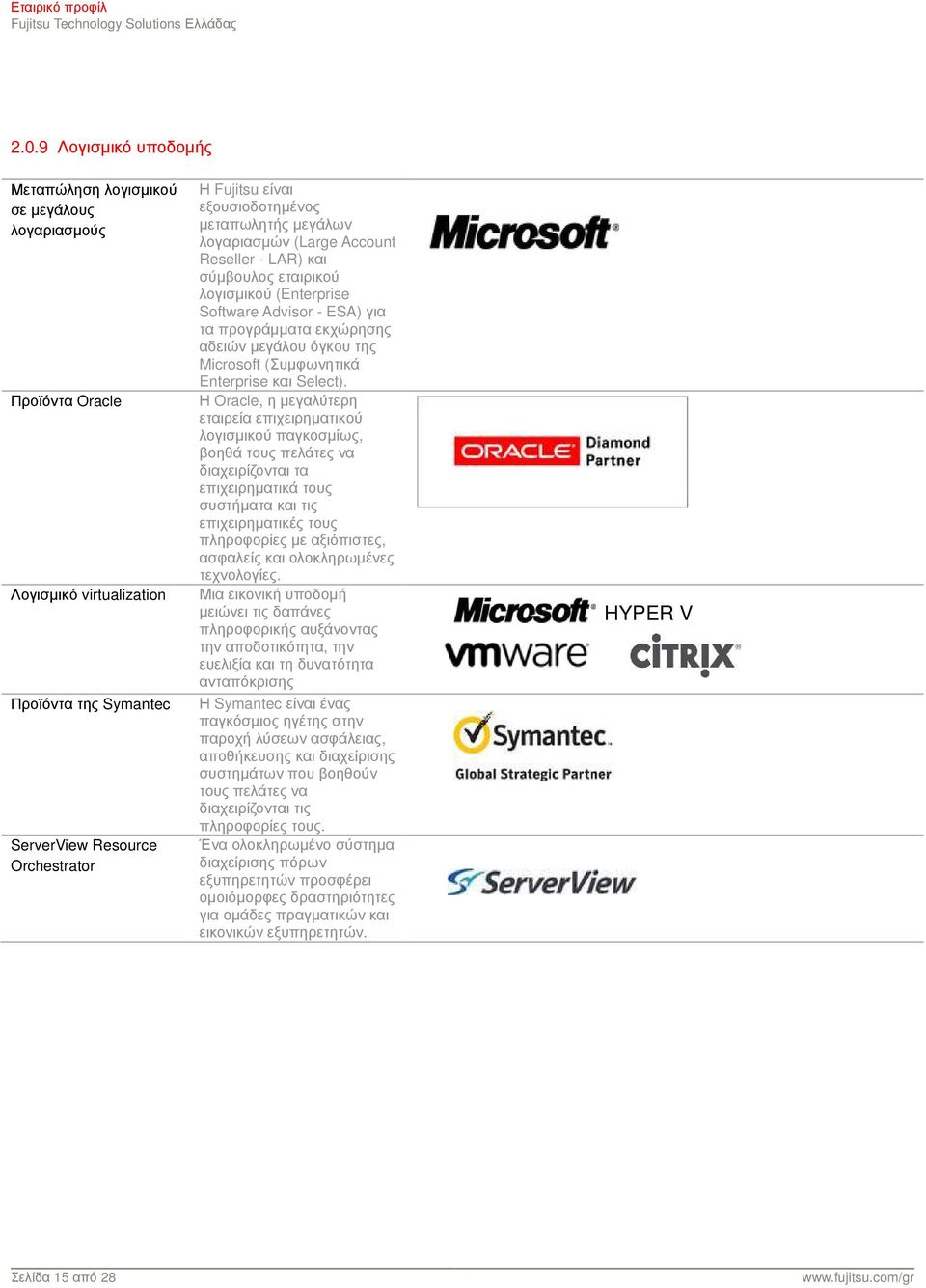 όγκου της Microsoft (Συµφωνητικά Enterprise και Select).