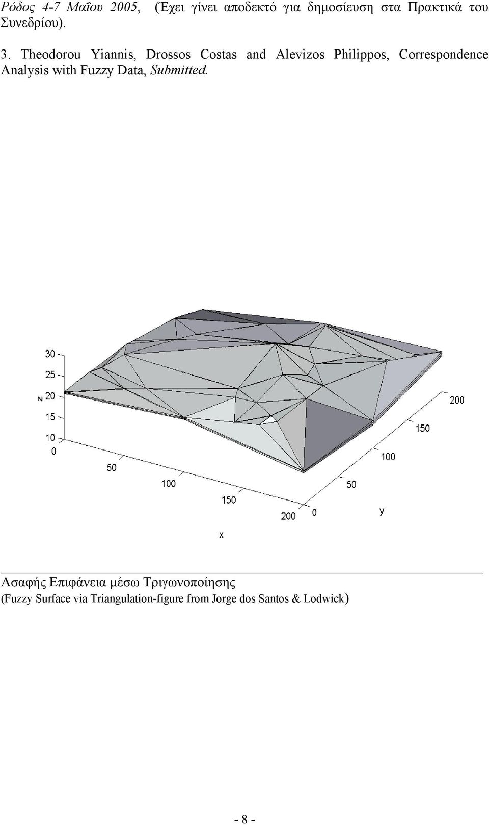 Coesodece Aayss wth Fuzzy Data Submtted Ασφής Επιφάνει μέσω