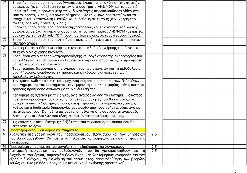 χ. χρήση των tokens, one-way firewalls, κ.λπ.).