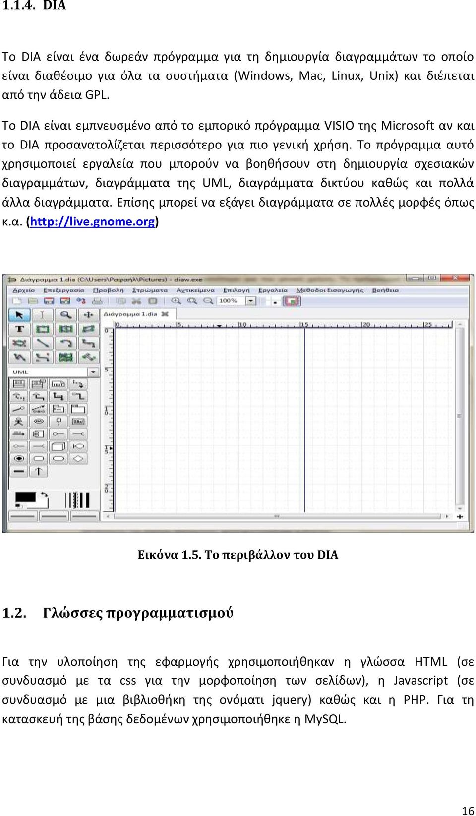 Το πρόγραμμα αυτό χρησιμοποιεί εργαλεία που μπορούν να βοηθήσουν στη δημιουργία σχεσιακών διαγραμμάτων, διαγράμματα της UML, διαγράμματα δικτύου καθώς και πολλά άλλα διαγράμματα.