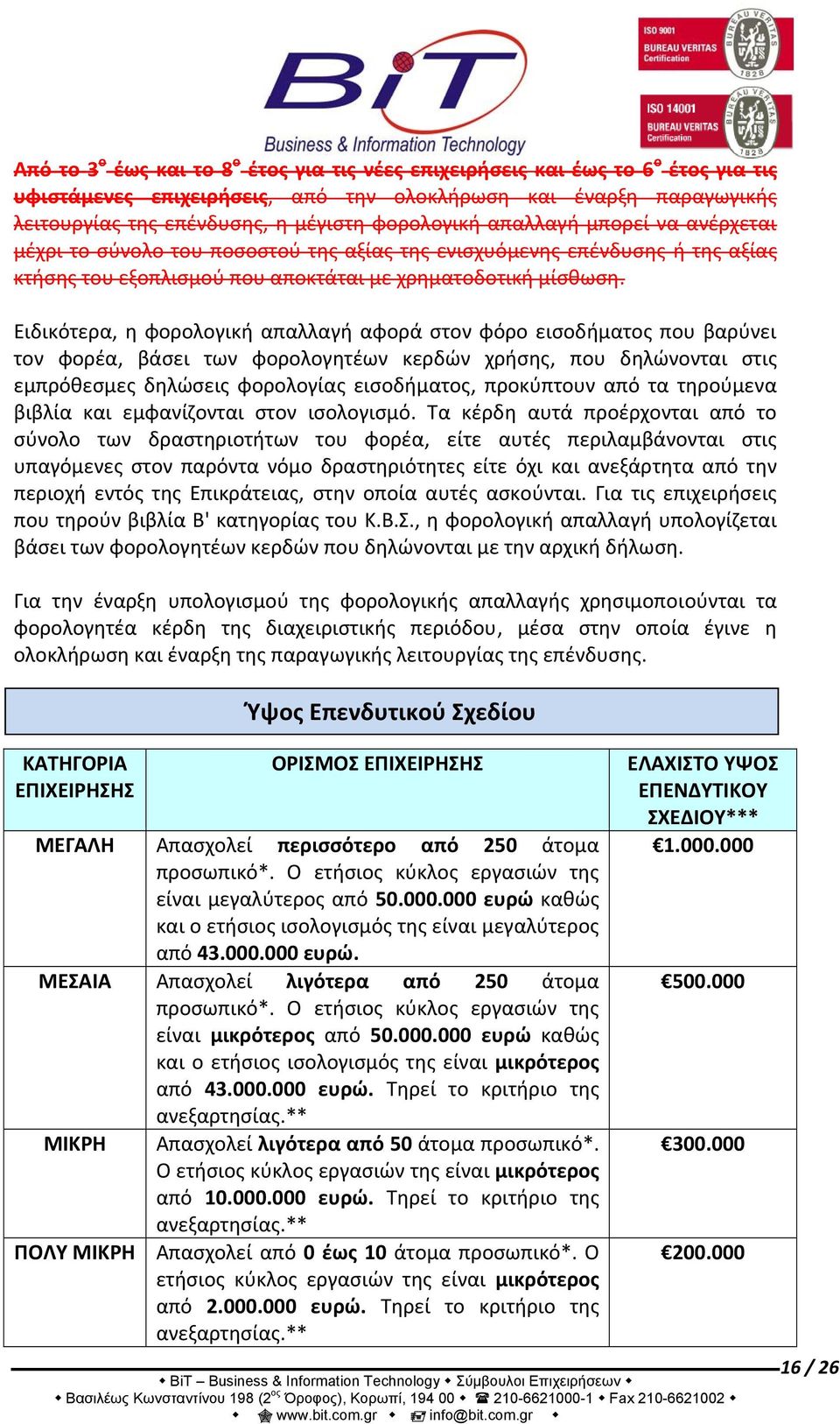 Ειδικότερα, η φορολογική απαλλαγή αφορά στον φόρο εισοδήματος που βαρύνει τον φορέα, βάσει των φορολογητέων κερδών χρήσης, που δηλώνονται στις εμπρόθεσμες δηλώσεις φορολογίας εισοδήματος, προκύπτουν