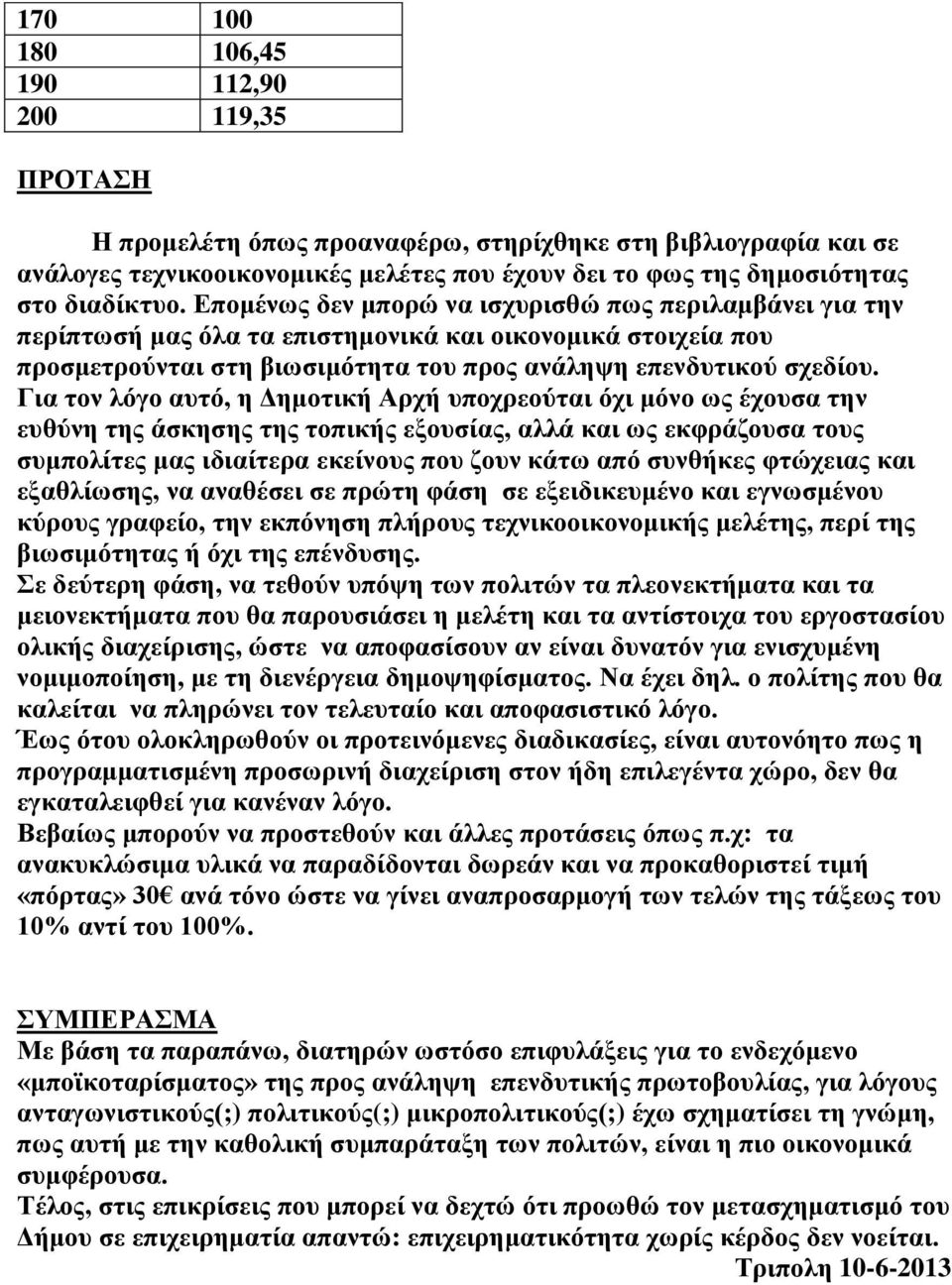 Για τον λόγο αυτό, η Δημοτική Αρχή υποχρεούται όχι μόνο ως έχουσα την ευθύνη της άσκησης της τοπικής εξουσίας, αλλά και ως εκφράζουσα τους συμπολίτες μας ιδιαίτερα εκείνους που ζουν κάτω από συνθήκες