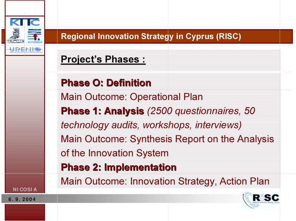 interviews) Main Outcome: Synthesis Report on the Analysis of the