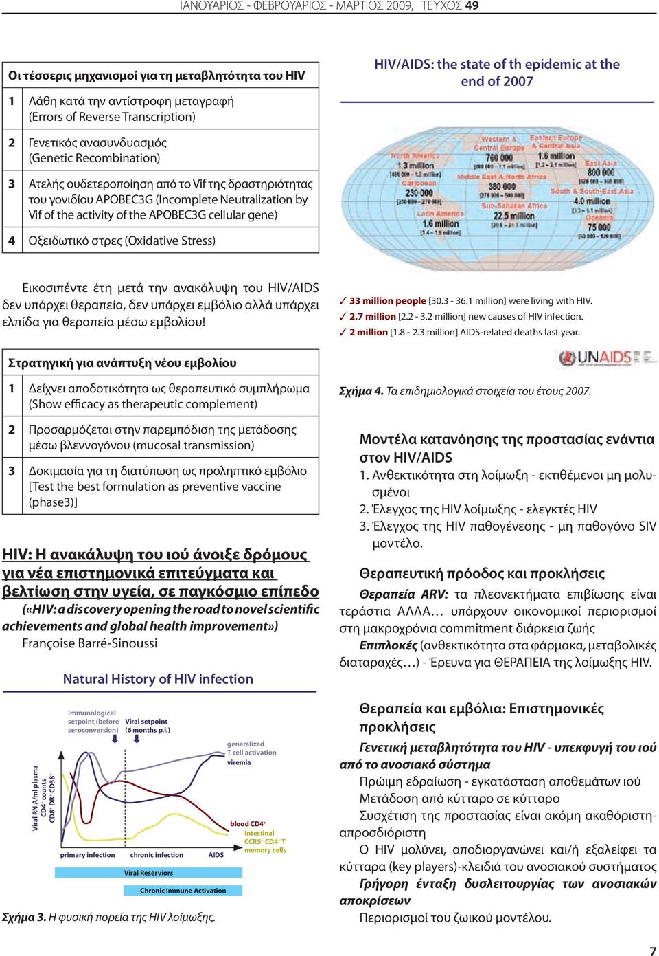 activity of the APOBEC3G cellular gene) 4 Οξειδωτικό στρες (Oxidative Stress) Εικοσιπέντε έτη μετά την ανακάλυψη του HIV/AIDS δεν υπάρχει θεραπεία, δεν υπάρχει εμβόλιο αλλά υπάρχει ελπίδα για