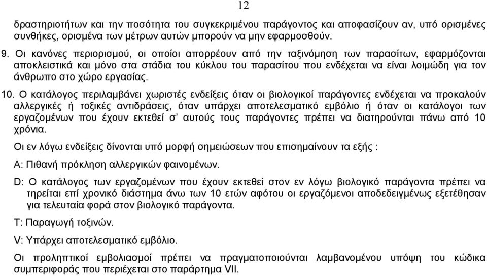 χώρο εργασίας. 10.