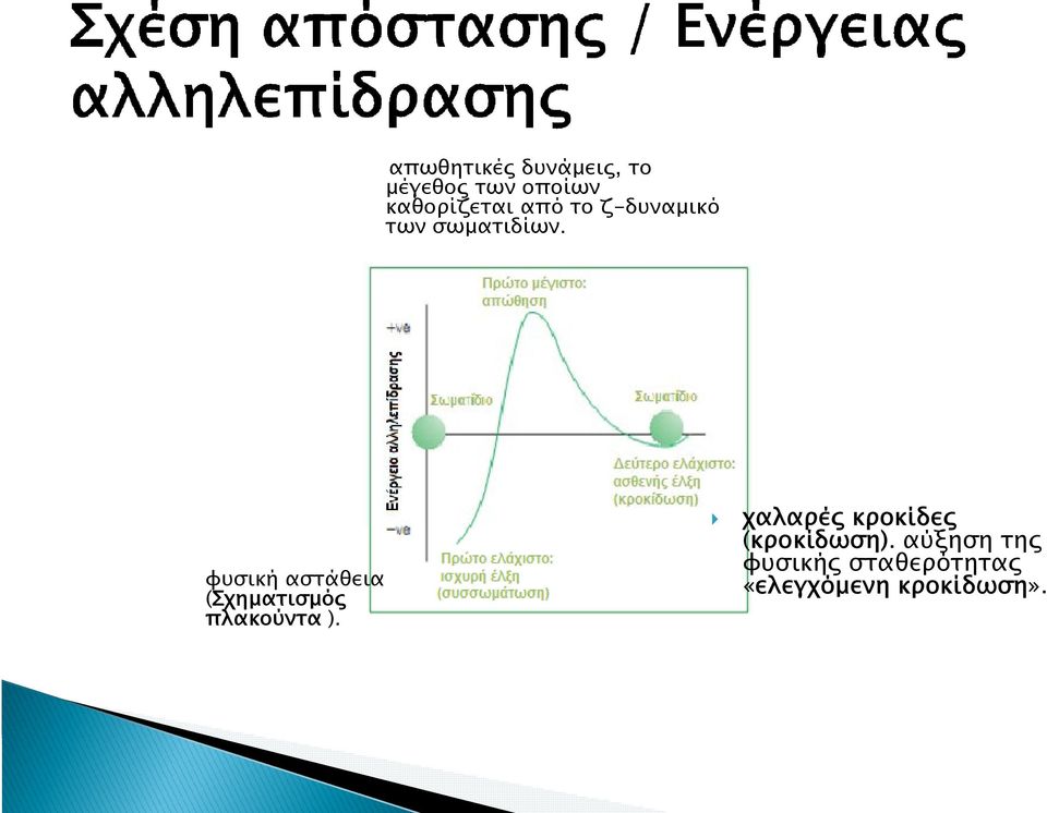 φυσική αστάθεια (Σχηματισμός πλακούντα ).