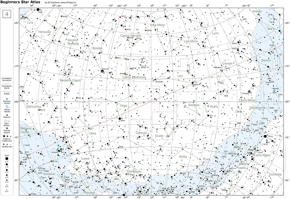 Cauda M 7 Libra Corvus Crater -5 Sirius -5 M 9 M M N M 8 8 5 M Antares M 57 Cr 50 M 0 8 Canis Maior Antlia 567 M 8 Lupus Cr67 Pyxis M 8 X M 6 9 Cr0 Cr 58 m 65 Puppis M 6 56 5 Centaurus 68 Scorpius