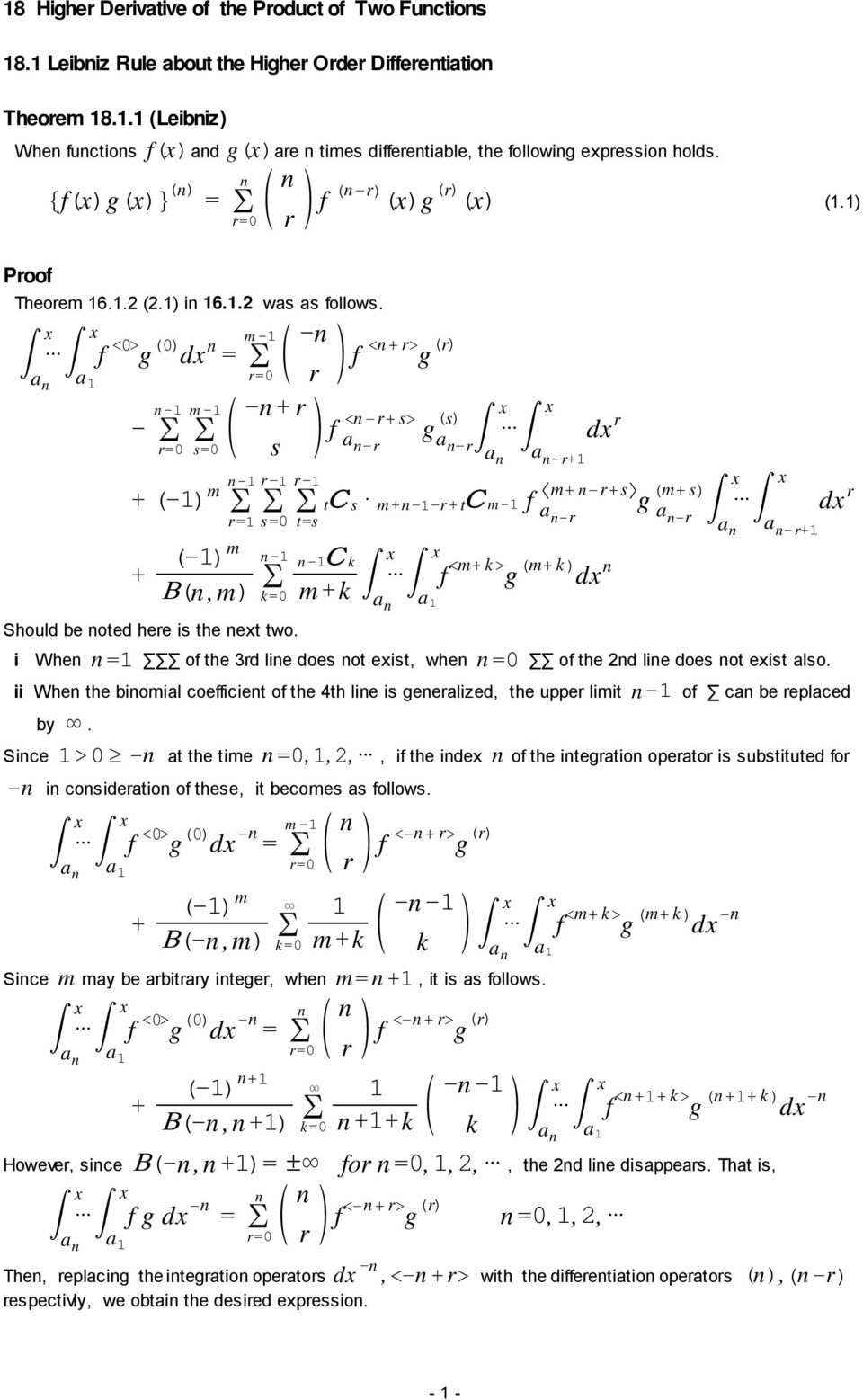 ) r f < + r> g r f < -r+ s> a g s -r + (-) m - r- r- s0ts Ct s C r (-) m - + (,m) k0 Should be oted here is the et two.