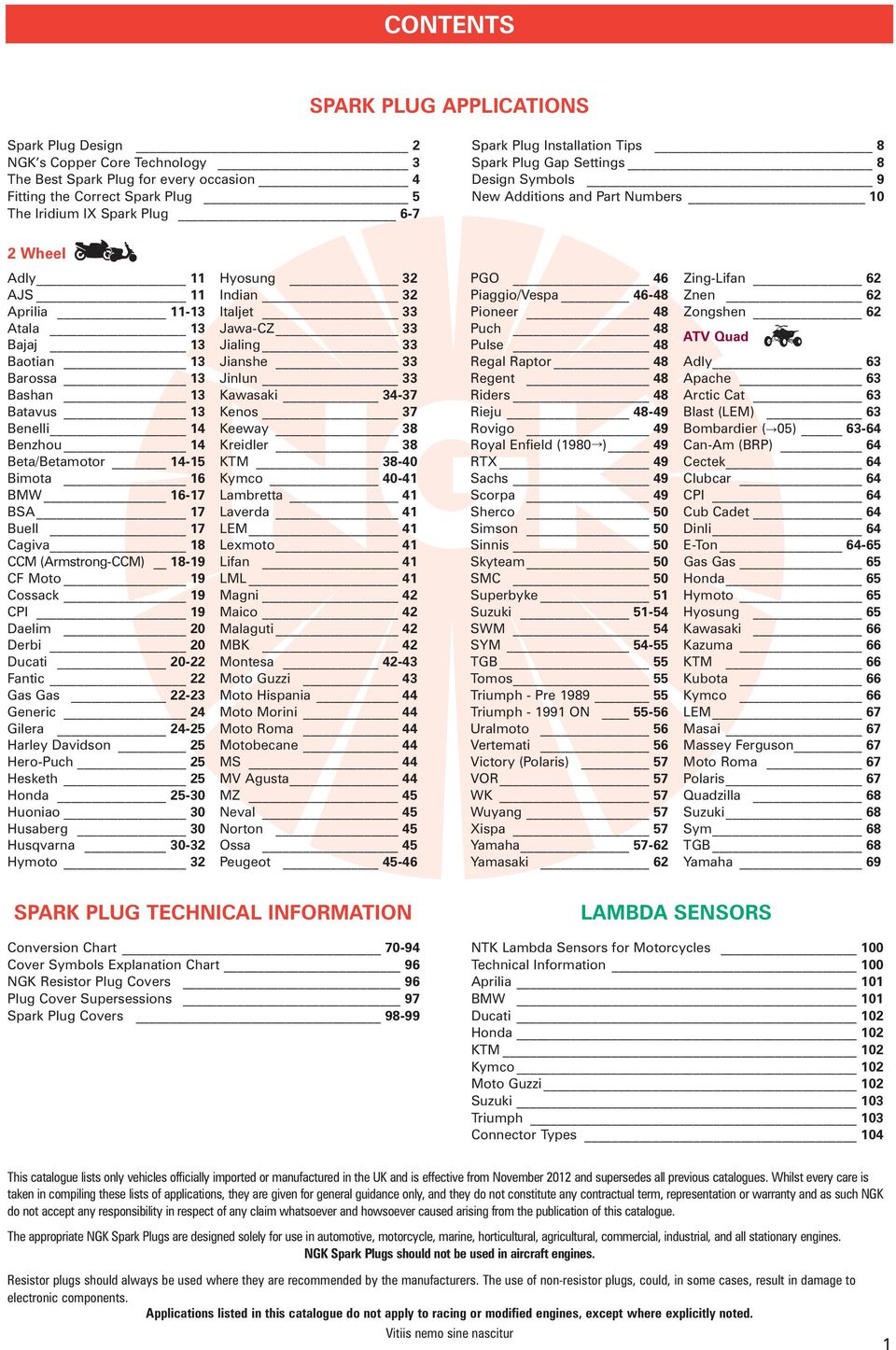 Benelli 14 Benzhou 14 Beta/Betamotor 14-15 Bimota 16 BMW 16-17 BSA 17 Buell 17 Cagiva 18 CCM (Armstrong-CCM) 18-19 CF Moto 19 Cossack 19 CPI 19 Daelim 20 Derbi 20 Ducati 20-22 Fantic 22 Gas Gas 22-23