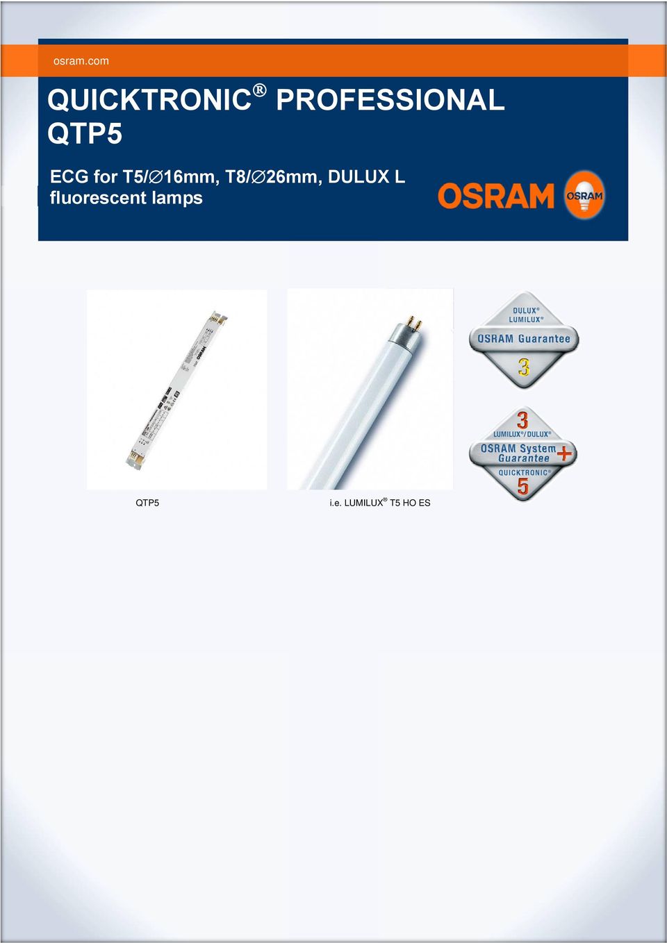 QTP5 ECG for T5/ 16mm, T8/