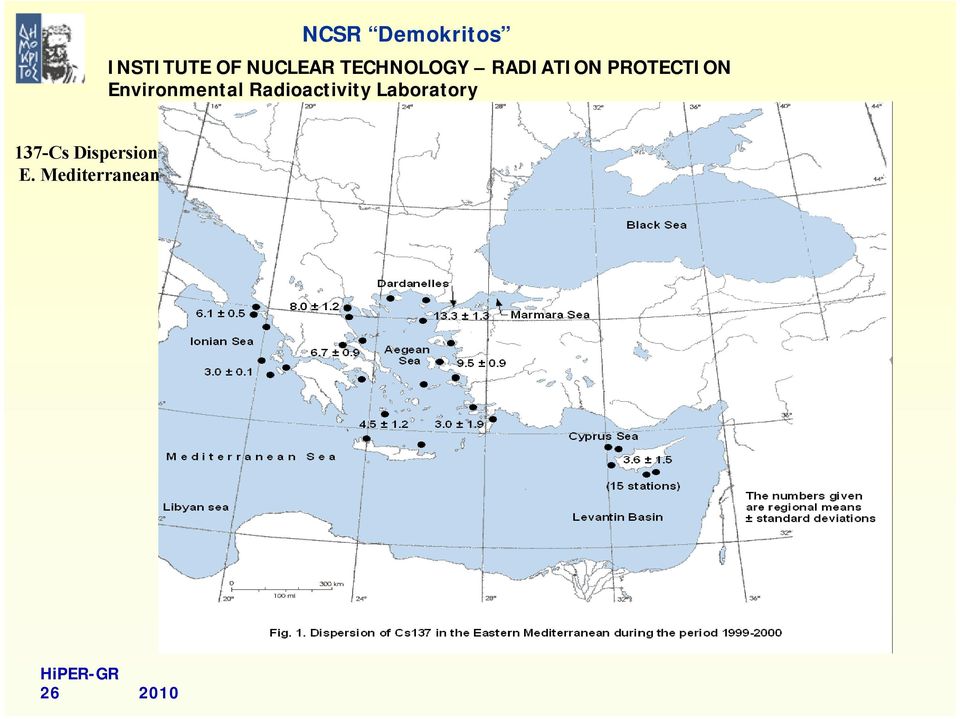 137-Cs Dispersion E.