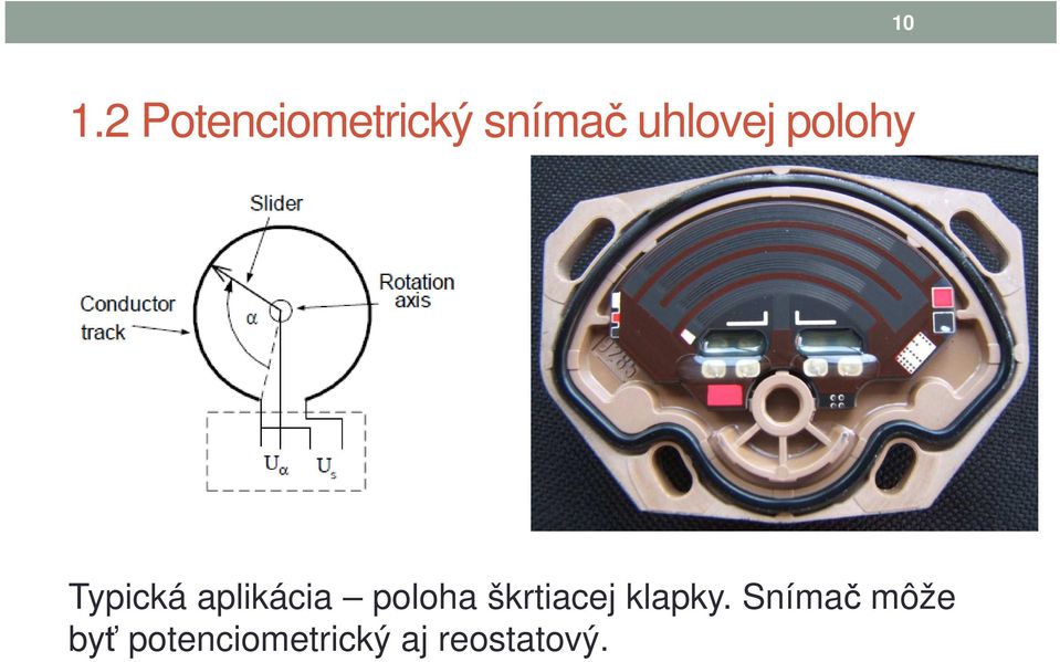 poloha škrtiacej klapky.