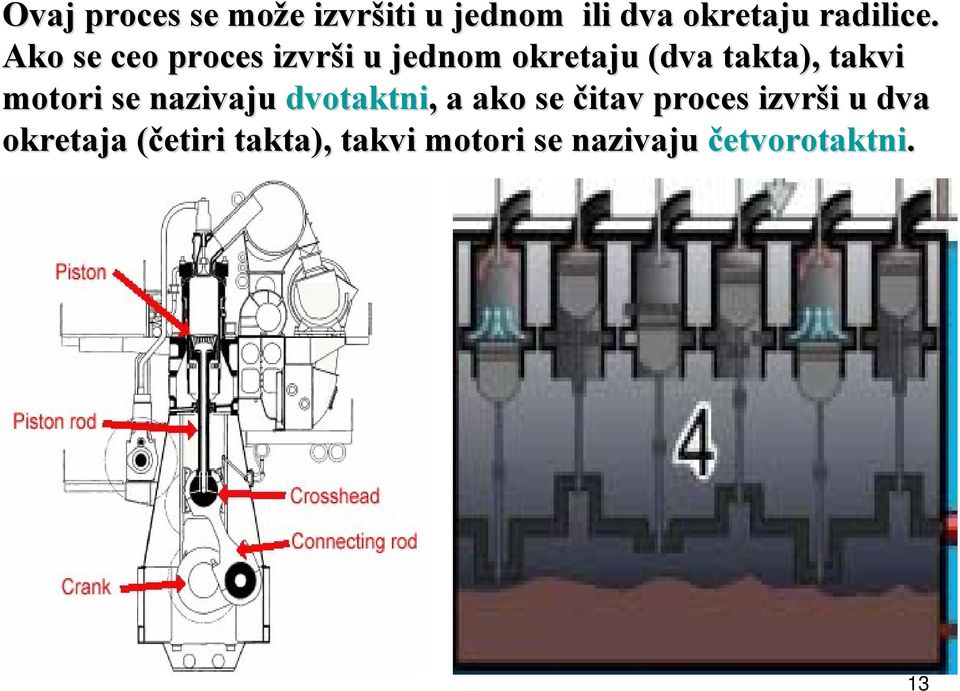 Ako se ceo proces izvrši i u jednom okretaju (dva takta), takvi