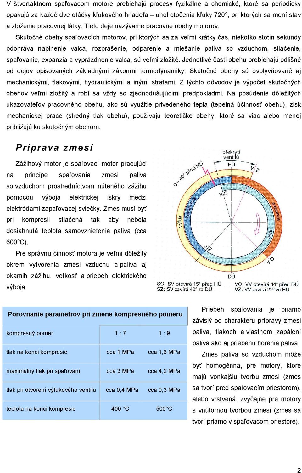 Skutočné obehy spaľovacích motorov, pri ktorých sa za veľmi krátky čas, niekoľko stotín sekundy odohráva naplnenie valca, rozprášenie, odparenie a miešanie paliva so vzduchom, stlačenie, spaľovanie,