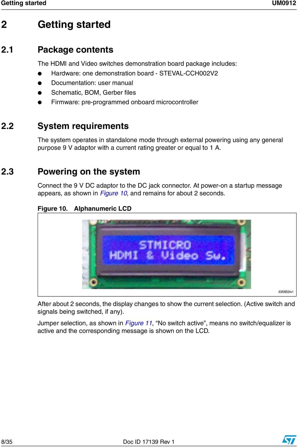 Firmware: pre-programmed onboard microcontroller 2.