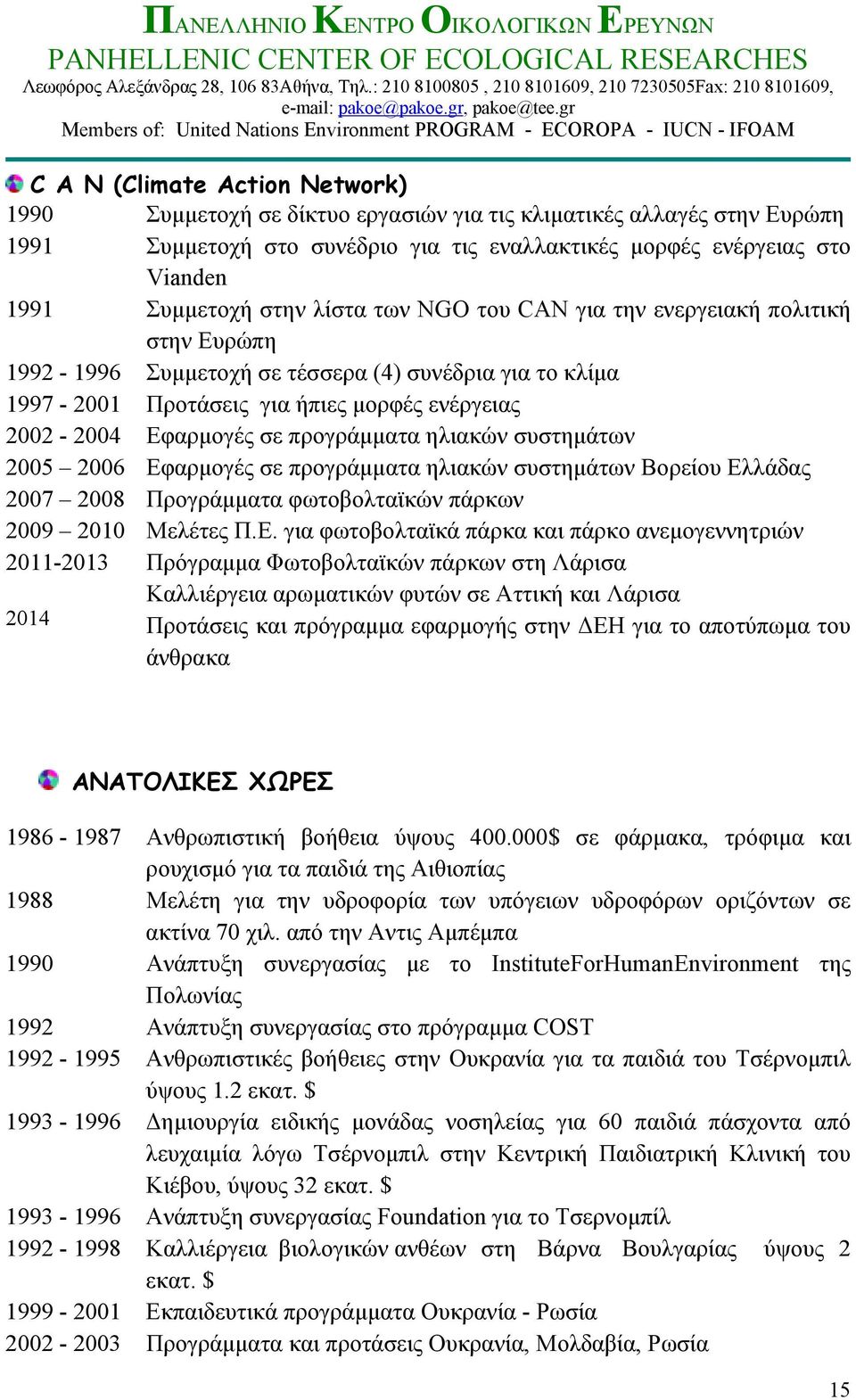 προγράμματα ηλιακών συστημάτων 2005 2006 Εφ