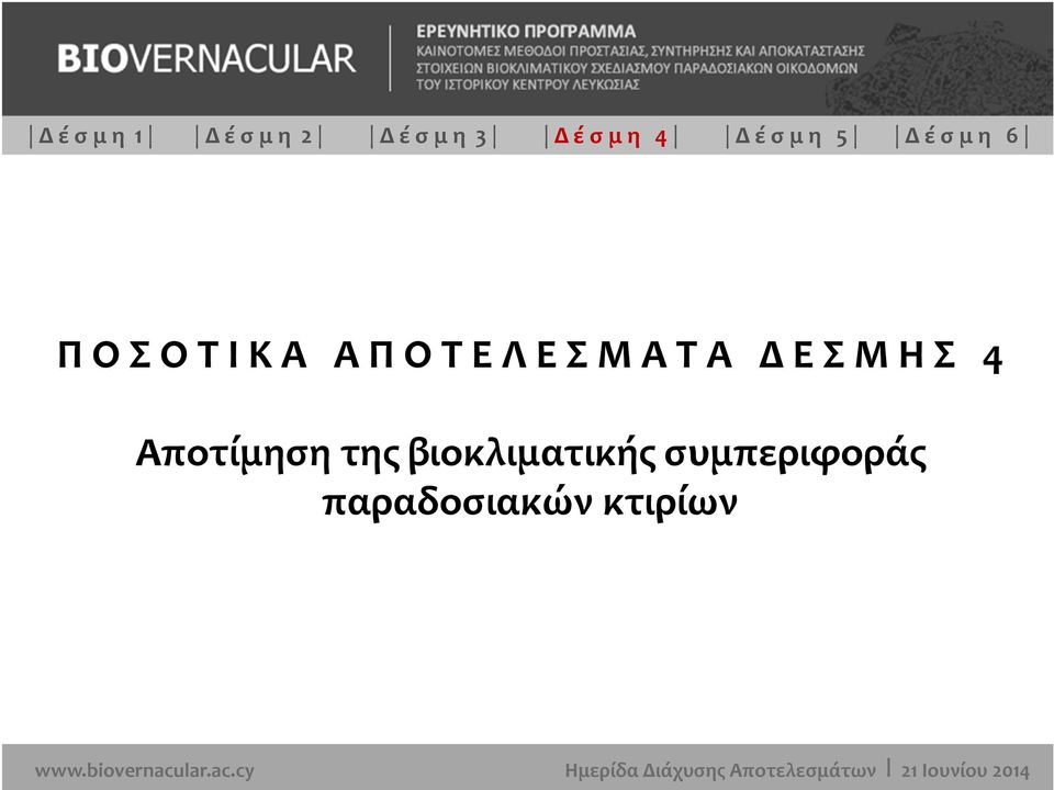 Ο Τ Ε Λ Ε Σ Μ Α Τ Α Δ Ε Σ Μ Η Σ 4 Αποτίμηση
