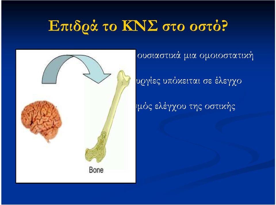 λειτουργία Όλες οι οµοιστατικές λειτουργίες υπόκειται