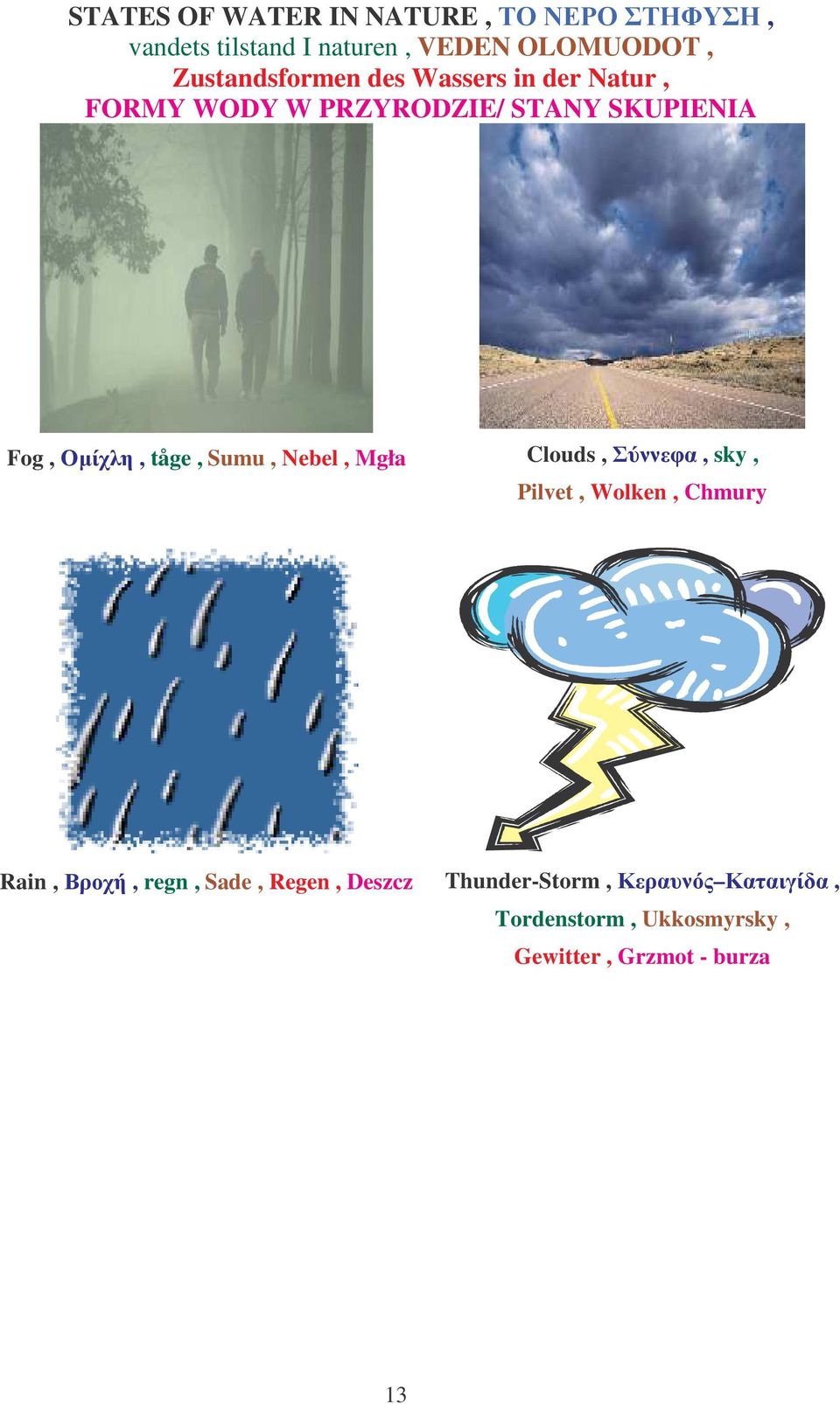 tåge, Sumu, Nebel, Mgła Clouds, Σύννεφα, sky, Pilvet, Wolken, Chmury Rain, Βροχή, regn, Sade,