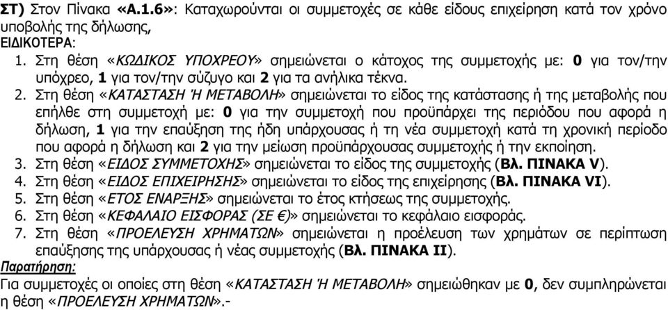 για τα ανήλικα τέκνα. 2.