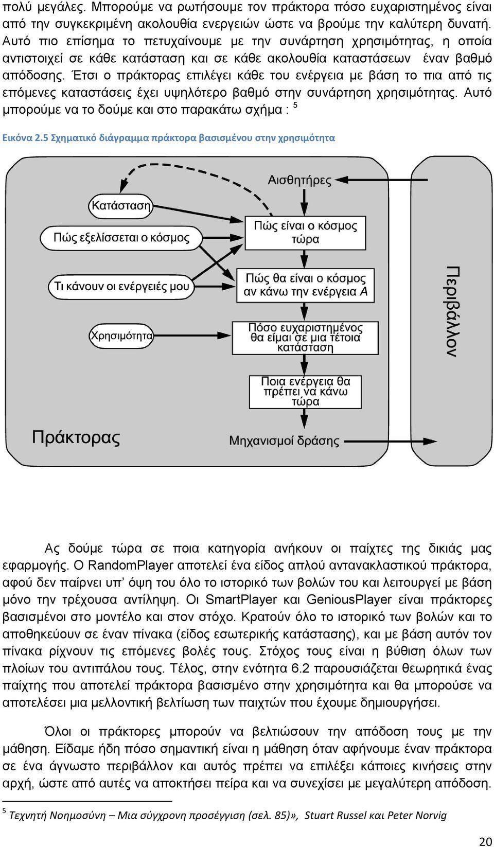 Έηζη ν πξάθηνξαο επηιέγεη θάζε ηνπ ελέξγεηα κε βάζε ην πηα απφ ηηο επφκελεο θαηαζηάζεηο έρεη πςειφηεξν βαζκφ ζηελ ζπλάξηεζε ρξεζηκφηεηαο. Απηφ κπνξνχκε λα ην δνχκε θαη ζην παξαθάησ ζρήκα : 5 Εικόνα 2.