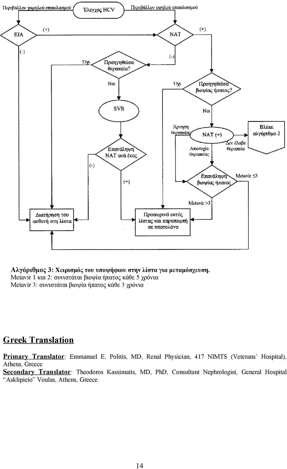 Greek Translation Primary Translator: Emmanuel E.