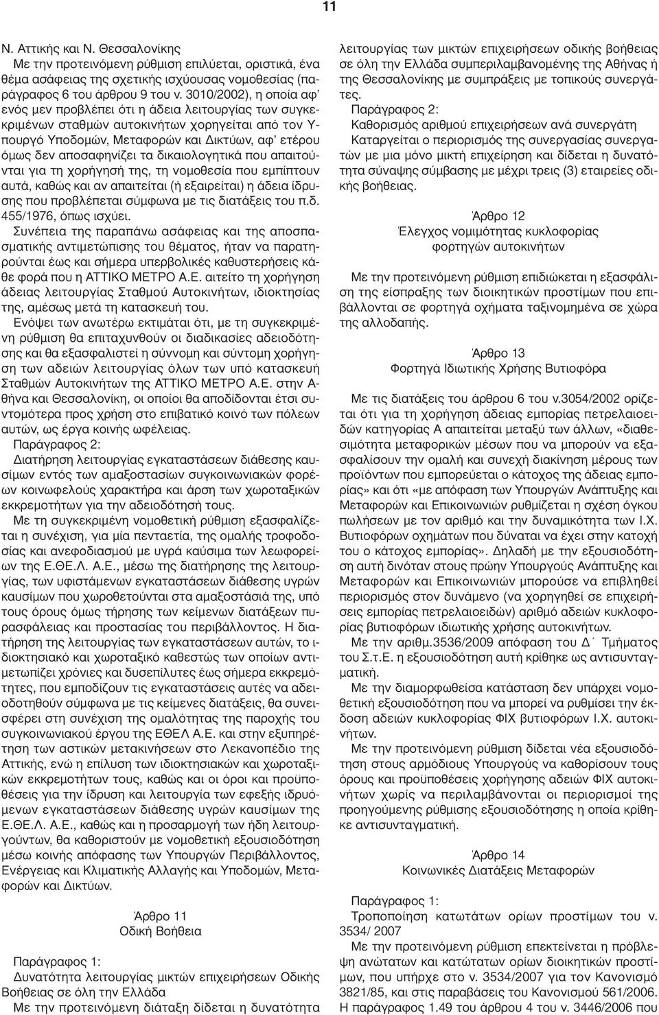 δικαιολογητικά που απαιτούνται για τη χορήγησή της, τη νοµοθεσία που εµπίπτουν αυτά, καθώς και αν απαιτείται (ή εξαιρείται) η άδεια ίδρυσης που προβλέπεται σύµφωνα µε τις διατάξεις του π.δ. 455/1976, όπως ισχύει.