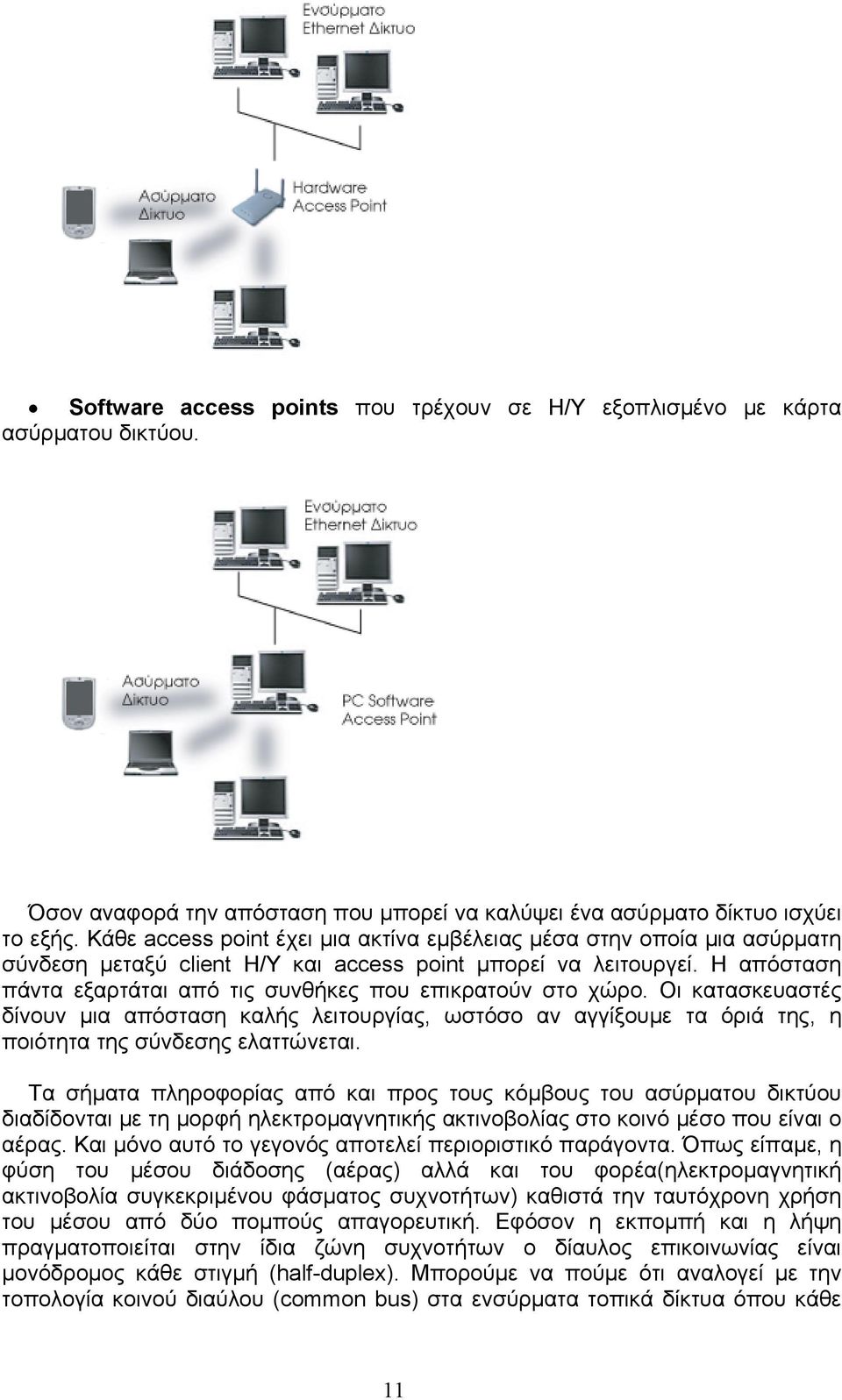 Η απόσταση πάντα εξαρτάται από τις συνθήκες που επικρατούν στο χώρο. Οι κατασκευαστές δίνουν μια απόσταση καλής λειτουργίας, ωστόσο αν αγγίξουμε τα όριά της, η ποιότητα της σύνδεσης ελαττώνεται.