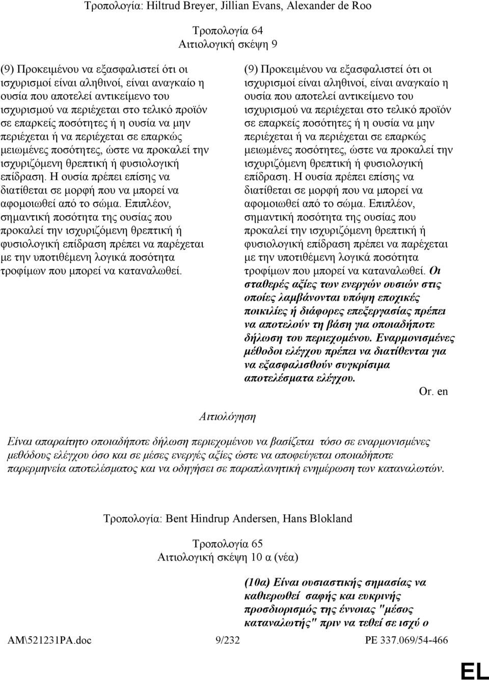 ή φυσιολογική επίδραση. Η ουσία πρέπει επίσης να διατίθεται σε µορφή που να µπορεί να αφοµοιωθεί από το σώµα.