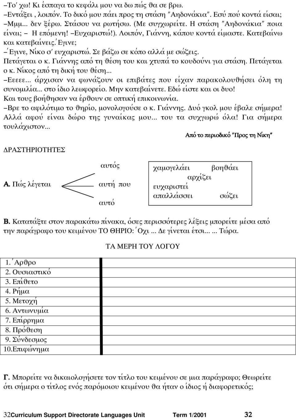 Πετα;γεται ο κ. Για;ννηω απο; τη υε;ση τοψ και ξτψπα; το κοψδοψ;νι για στα;ση. Πετα;γεται ο κ. Νι;κοω απο; τη δικη; τοψ υε;ση... Εεεεε.