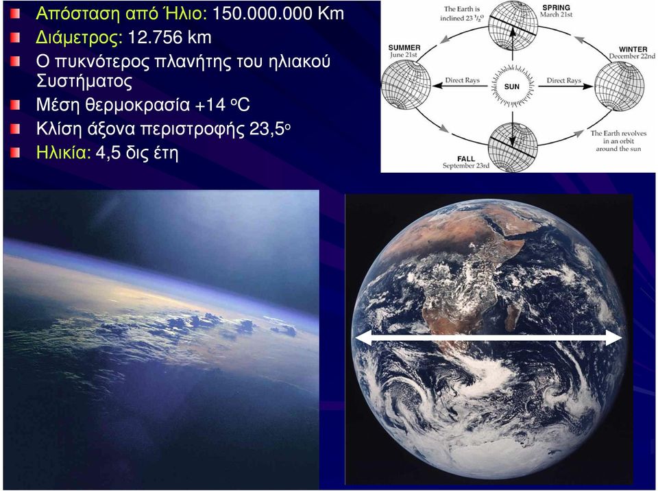 756 km Ο πυκνότερος πλανήτης του ηλιακού