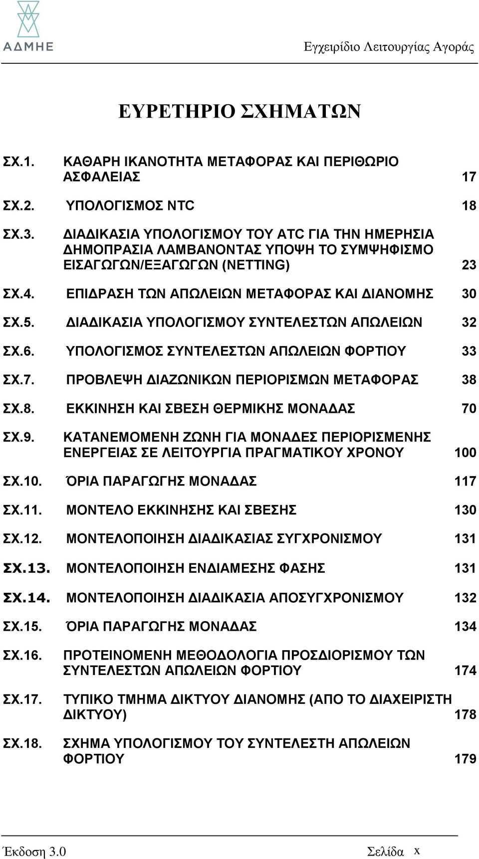 ΓΗΑΓΗΚΑΗΑ ΤΠΟΛΟΓΗΜΟΤ ΤΝΣΔΛΔΣΧΝ ΑΠΧΛΔΗΧΝ 32 Υ.6. ΤΠΟΛΟΓΗΜΟ ΤΝΣΔΛΔΣΧΝ ΑΠΧΛΔΗΧΝ ΦΟΡΣΗΟΤ 33 Υ.7. ΠΡΟΒΛΔΦΖ ΓΗΑΕΧΝΗΚΧΝ ΠΔΡΗΟΡΗΜΧΝ ΜΔΣΑΦΟΡΑ 38 Υ.8. ΔΚΚΗΝΖΖ ΚΑΗ ΒΔΖ ΘΔΡΜΗΚΖ ΜΟΝΑΓΑ 70 Υ.9.