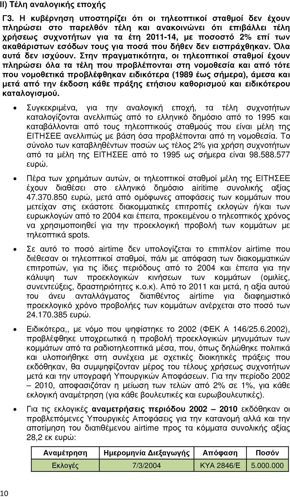 εσόδων τους για ποσά που δήθεν δεν εισπράχθηκαν. Όλα αυτά δεν ισχύουν.