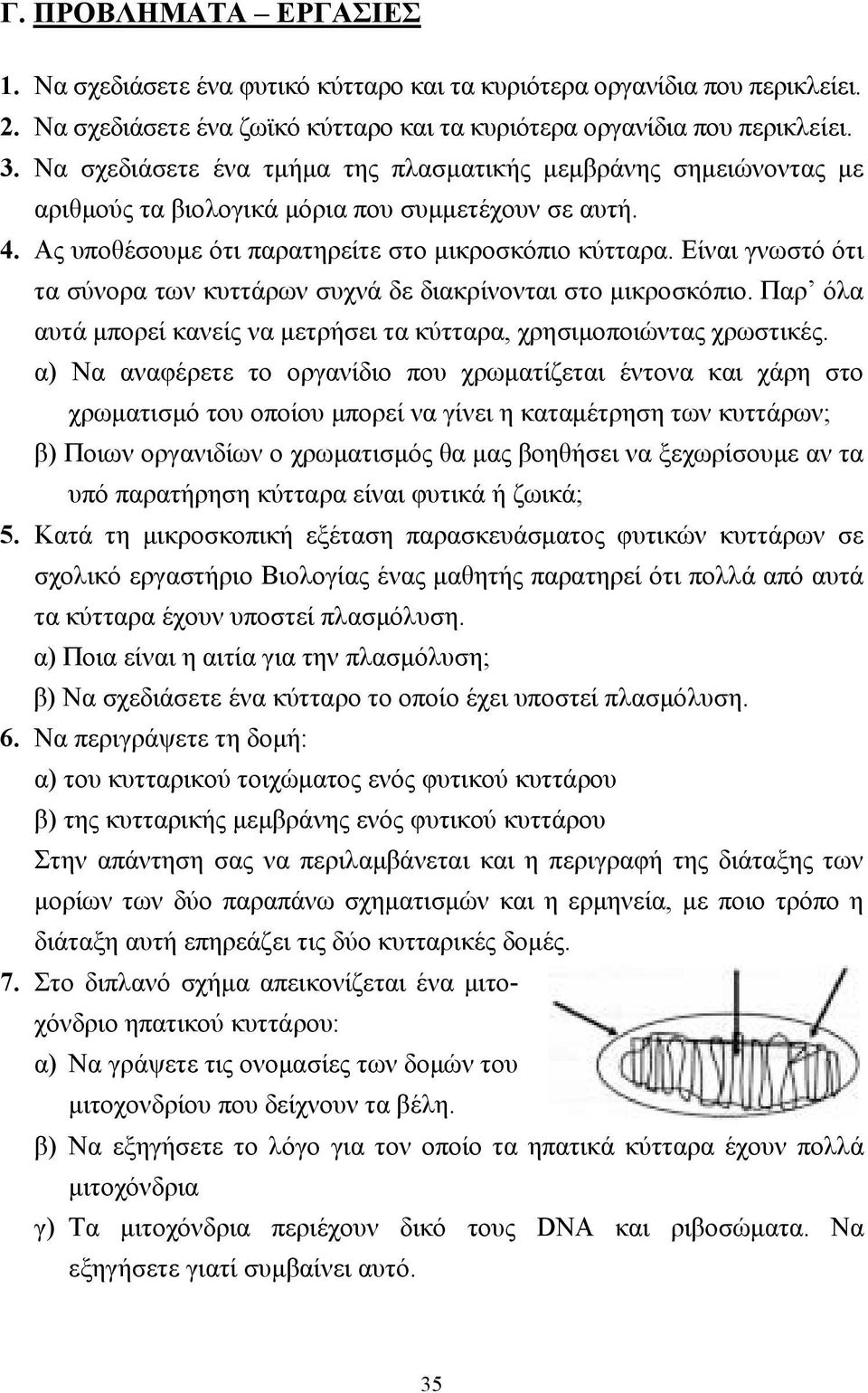 Είναι γνωστό ότι τα σύνορα των κυττάρων συχνά δε διακρίνονται στο µικροσκόπιο. Παρ όλα αυτά µπορεί κανείς να µετρήσει τα κύτταρα, χρησιµοποιώντας χρωστικές.