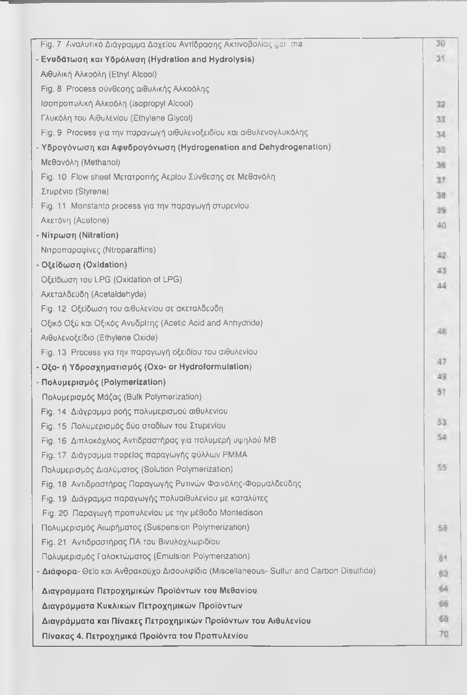 9 Process για την παραγωγή αιθυλενοξειδίου και αιθυλενογλυκόλης - Υδρογόνω ση και Αφυδρογόνωση (Hydrogenation and Dehydrogenation) Μ εθανόλη (Methanol) Fig.