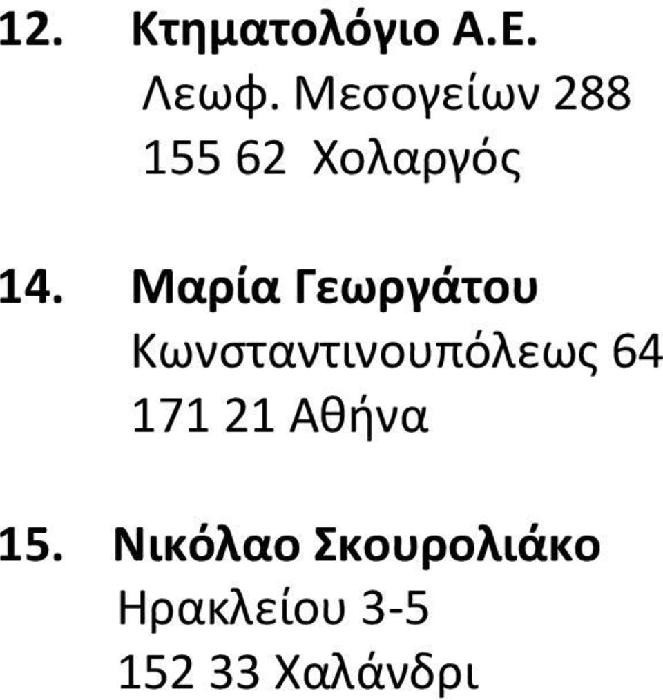 Μαρία Γεωργάτου Κωνσταντινουπόλεως 64 171